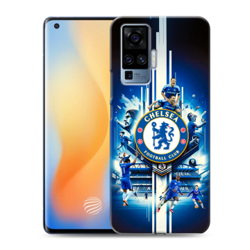 Силиконовый чехол на Vivo X50 Pro с принтом Chelsea Челси