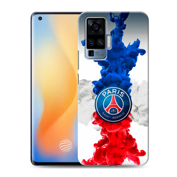 Силиконовый чехол на Vivo X50 Pro с принтом PSG ПСЖ
