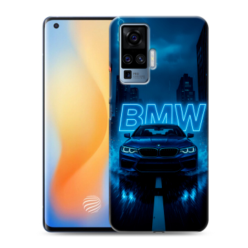 Силиконовый чехол на Vivo X50 Pro с принтом BMW БМВ