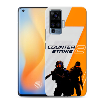 Силиконовый чехол на Vivo X50 Pro с принтом Counter Strike