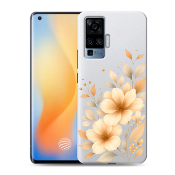 Силиконовый чехол на Vivo X50 Pro с принтом для девушки