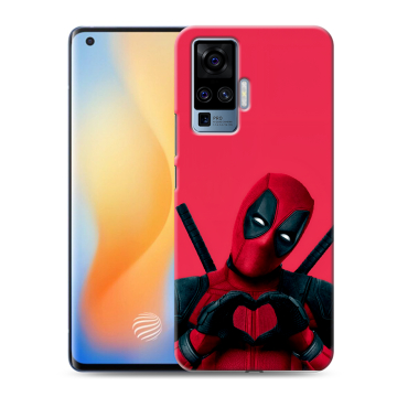 Силиконовый чехол на Vivo X50 Pro с принтом Дедпул Deadpool
