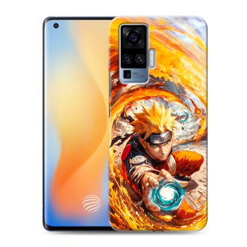 Силиконовый чехол на Vivo X50 Pro с принтом Аниме Наруто Naruto