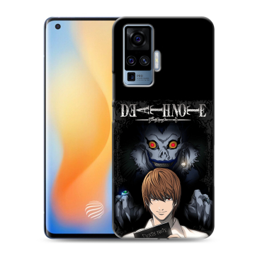 Силиконовый чехол на Vivo X50 Pro с принтом Death note Тетрадь смерти