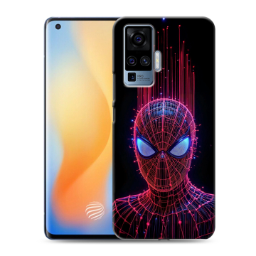 Силиконовый чехол на Vivo X50 Pro с принтом Spiderman Человек паук