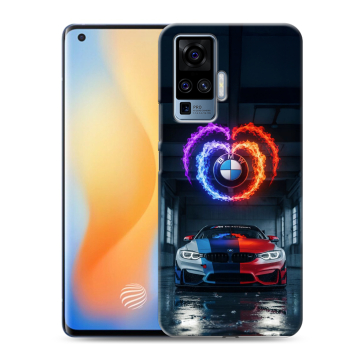 Силиконовый чехол на Vivo X50 Pro с принтом BMW БМВ