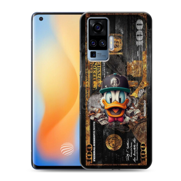 Силиконовый чехол на Vivo X50 Pro с принтом Дональд Дак Доллар