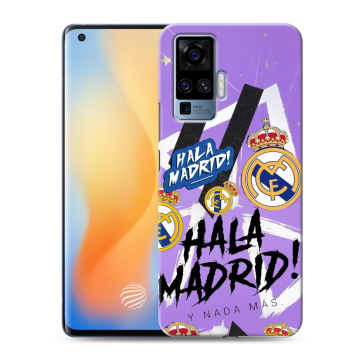 Силиконовый чехол на Vivo X50 Pro с принтом Real Madrid Реал Мадрид