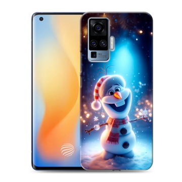 Силиконовый чехол на Vivo X50 Pro с принтом Новый год