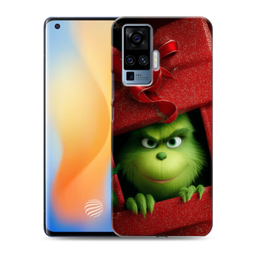 Силиконовый чехол на Vivo X50 Pro с принтом Новый год