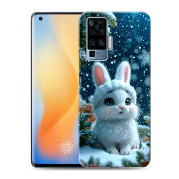 Силиконовый чехол на Vivo X50 Pro с принтом Новый год