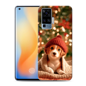 Силиконовый чехол на Vivo X50 Pro с принтом Новый год