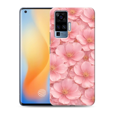 Силиконовый чехол на Vivo X50 Pro с принтом женский