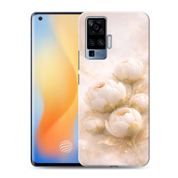 Силиконовый чехол на Vivo X50 Pro с принтом женский
