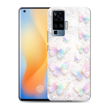 Силиконовый чехол на Vivo X50 Pro с принтом женский