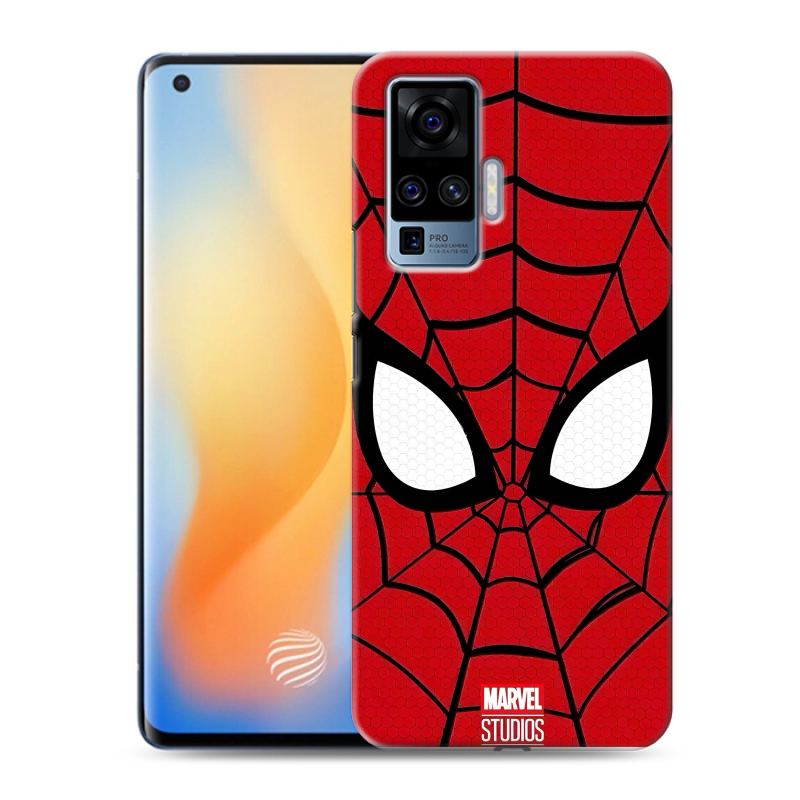 Силиконовый противоударный чехол на Vivo X50 Pro с принтом человек паук spiderman Силиконовый противоударный чехол на Vivo X50 Pro с принтом человек паук spiderman