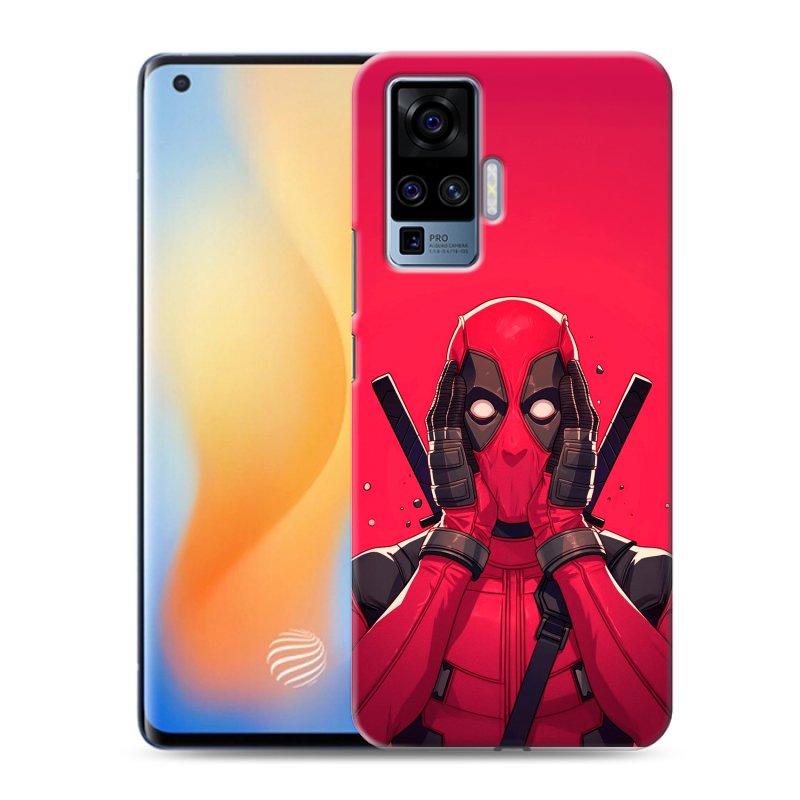 Силиконовый чехол на Vivo X50 Pro с принтом Дедпул Deadpool Силиконовый чехол на Vivo X50 Pro с принтом Дедпул Deadpool