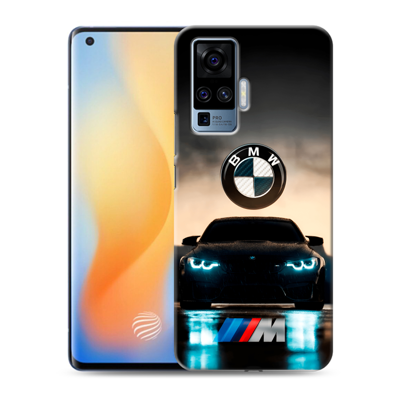 Пластиковый чехол на Vivo X50 Pro с принтом БМВ BMW Пластиковый чехол на Vivo X50 Pro с принтом БМВ BMW
