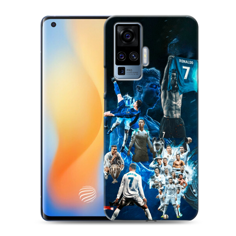 Пластиковый чехол на Vivo X50 Pro с принтом Реал Роналдо Пластиковый чехол на Vivo X50 Pro с принтом Реал Роналдо