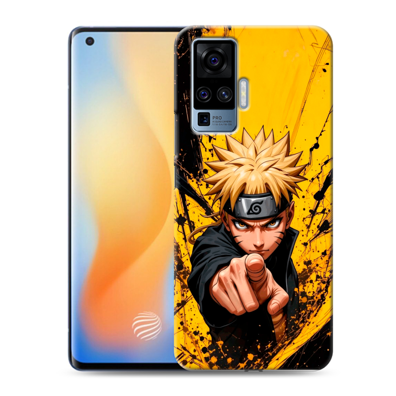 Силиконовый чехол на Vivo X50 Pro с принтом Naruto Наруто Силиконовый чехол на Vivo X50 Pro с принтом Naruto Наруто