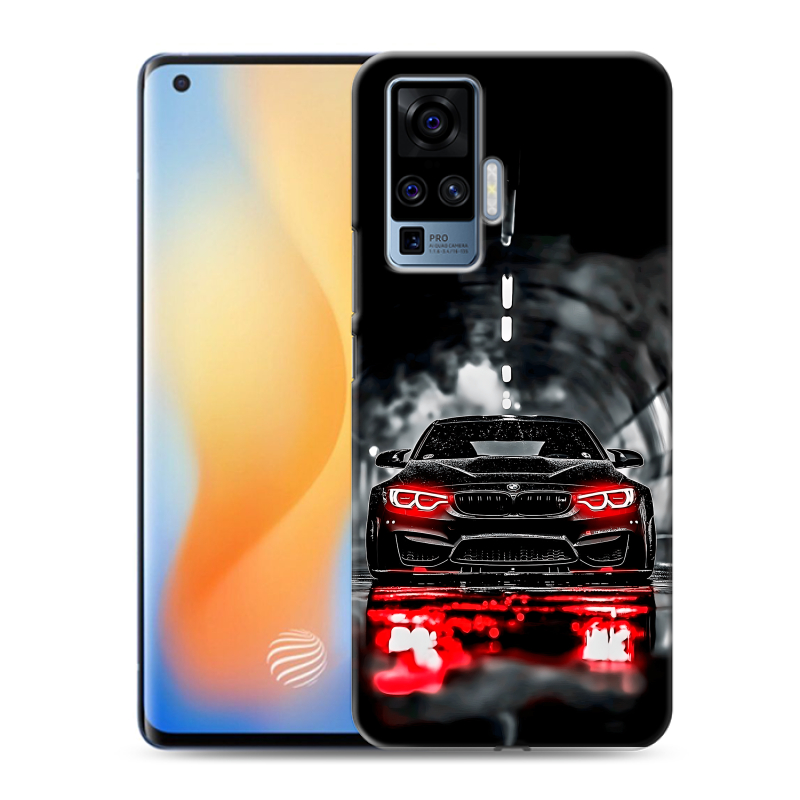 Силиконовый чехол на Vivo X50 Pro с принтом BMW БМВ Силиконовый чехол на Vivo X50 Pro с принтом BMW БМВ