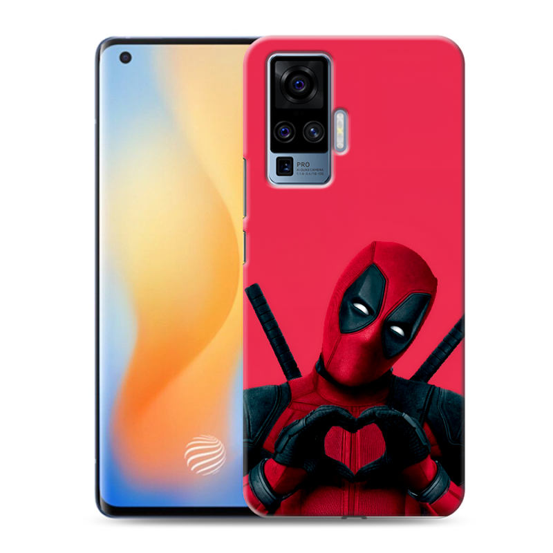Силиконовый чехол на Vivo X50 Pro с принтом Дедпул Deadpool Силиконовый чехол на Vivo X50 Pro с принтом Дедпул Deadpool