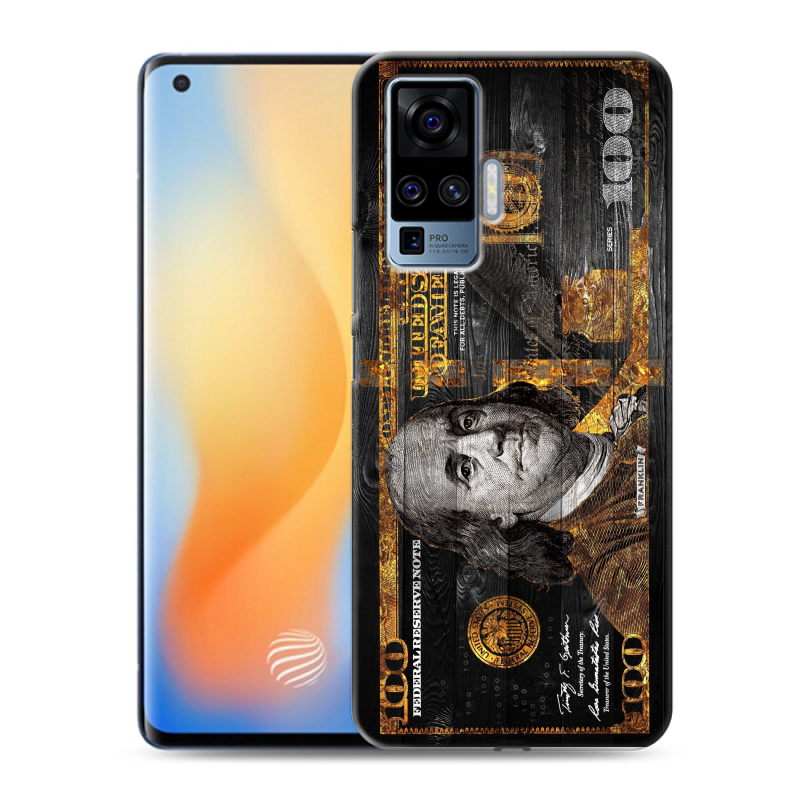 Силиконовый чехол на Vivo X50 Pro с принтом Доллар деньги Силиконовый чехол на Vivo X50 Pro с принтом Доллар деньги