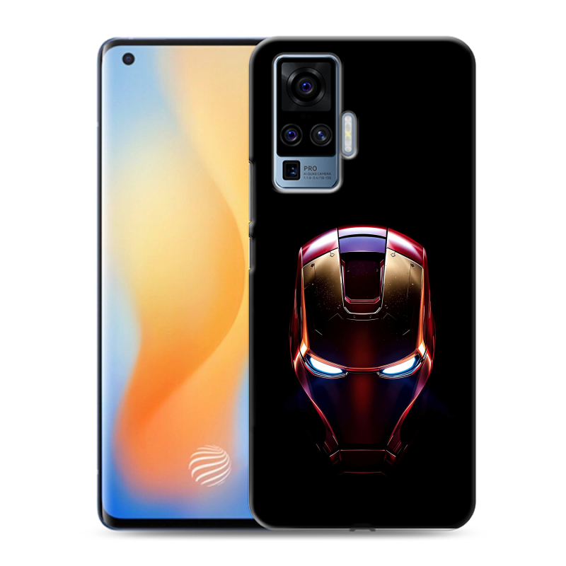 Силиконовый чехол на Vivo X50 Pro с принтом IronMan Железный человек Силиконовый чехол на Vivo X50 Pro с принтом IronMan Железный человек