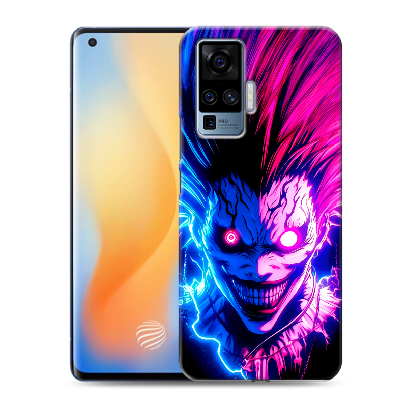Силиконовый противоударный чехол на Vivo X50 Pro с принтом Death note Тетрадь смерти Силиконовый противоударный чехол на Vivo X50 Pro с принтом Death note Тетрадь смерти