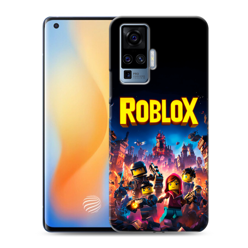 Пластиковый чехол на Vivo X50 Pro с принтом Roblox Роблокс Пластиковый чехол на Vivo X50 Pro с принтом Roblox Роблокс