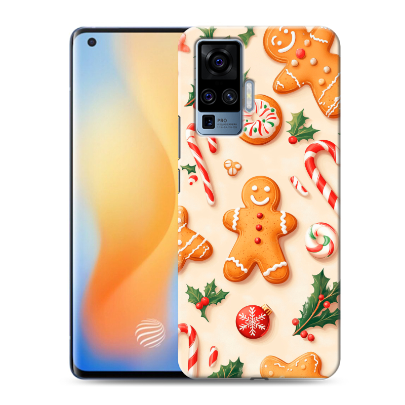 Пластиковый чехол на Vivo X50 Pro с принтом Новый год Пластиковый чехол на Vivo X50 Pro с принтом Новый год