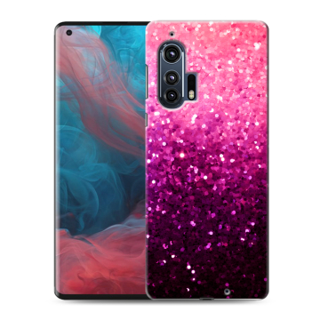 Силиконовый чехол на Motorola Edge Plus с принтом Блестки Силиконовый чехол на Motorola Edge Plus с принтом Блестки