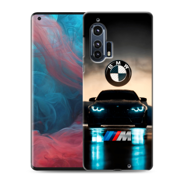 Силиконовый чехол на Motorola Edge Plus с принтом БМВ BMW Силиконовый чехол на Motorola Edge Plus с принтом БМВ BMW