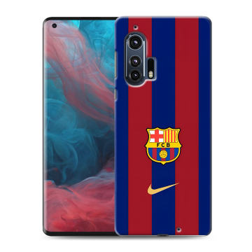 Силиконовый чехол на Motorola Edge Plus с принтом Барселона Barcelona