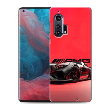Силиконовый чехол на Motorola Edge Plus с принтом Мерседес Mercedes AMG Силиконовый чехол на Motorola Edge Plus с принтом Мерседес Mercedes AMG