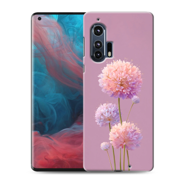 Силиконовый чехол на Motorola Edge Plus с принтом Цветы Силиконовый чехол на Motorola Edge Plus с принтом Цветы