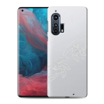 Силиконовый чехол на Motorola Edge Plus с принтом Сотворение мира Силиконовый чехол на Motorola Edge Plus с принтом Сотворение мира