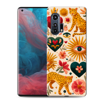 Силиконовый чехол на Motorola Edge Plus с принтом Модный принт Силиконовый чехол на Motorola Edge Plus с принтом Модный принт