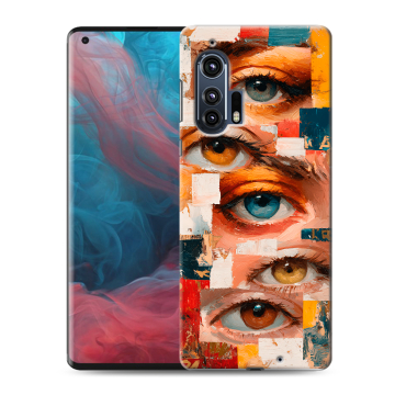 Силиконовый чехол на Motorola Edge Plus с принтом Модный принт Силиконовый чехол на Motorola Edge Plus с принтом Модный принт