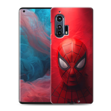 Силиконовый чехол на Motorola Edge Plus с принтом Spiderman Человек паук
