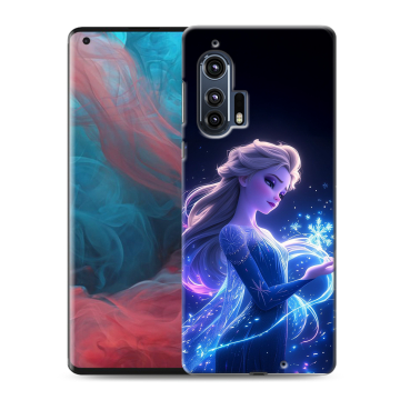 Силиконовый чехол на Motorola Edge Plus с принтом Холодное сердце Frozen