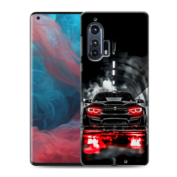 Силиконовый чехол на Motorola Edge Plus с принтом BMW БМВ Силиконовый чехол на Motorola Edge Plus с принтом BMW БМВ