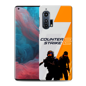 Силиконовый чехол на Motorola Edge Plus с принтом Counter Strike