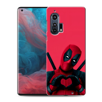 Силиконовый чехол на Motorola Edge Plus с принтом Дедпул Deadpool