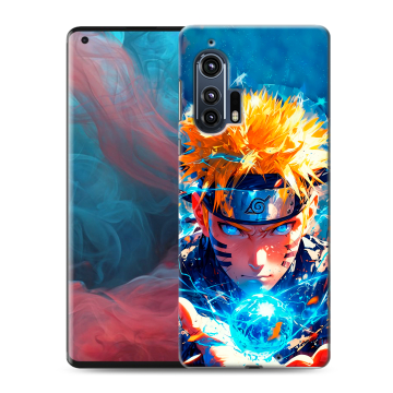 Силиконовый чехол на Motorola Edge Plus с принтом Аниме Наруто Naruto