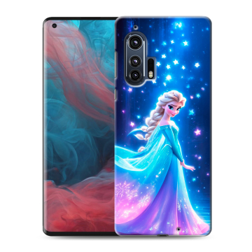 Силиконовый чехол на Motorola Edge Plus с принтом Холодное сердце Frozen