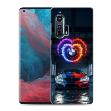 Силиконовый чехол на Motorola Edge Plus с принтом BMW БМВ