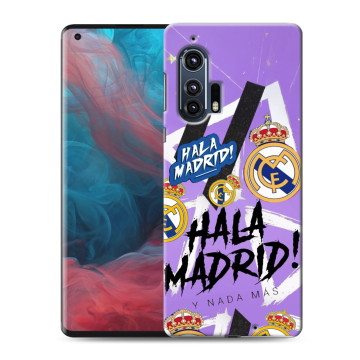 Силиконовый чехол на Motorola Edge Plus с принтом Real Madrid Реал Мадрид
