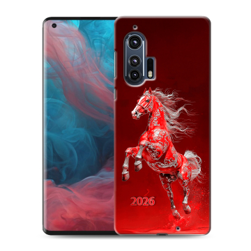 Силиконовый чехол на Motorola Edge Plus с принтом Новый год Силиконовый чехол на Motorola Edge Plus с принтом Новый год