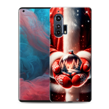 Силиконовый чехол на Motorola Edge Plus с принтом Новый год Силиконовый чехол на Motorola Edge Plus с принтом Новый год